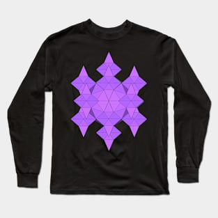 stellated cuboctahedon cluster gmtrx Long Sleeve T-Shirt